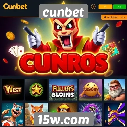 Variedade de jogos oferecidos na cunbet
